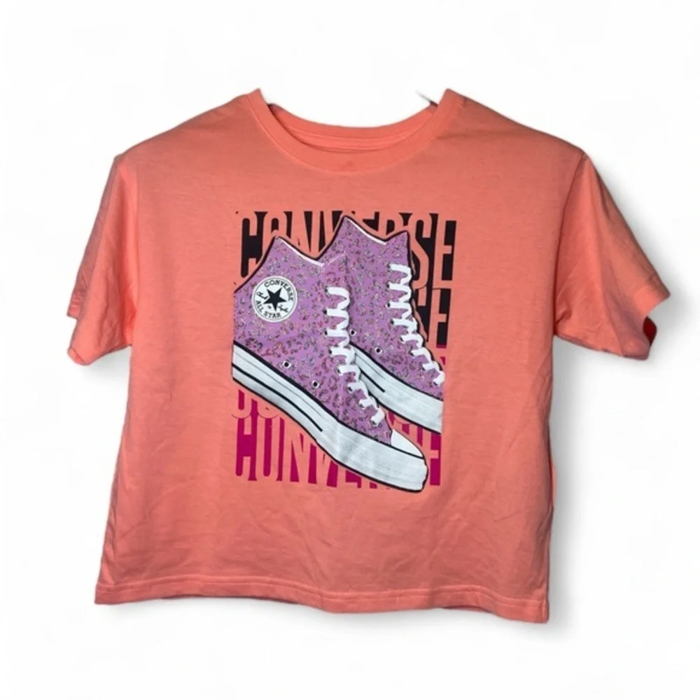 Converse x Clements Twins Big Girls Large Chuck Taylor Boxy Short Sleeve T Shirt